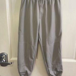 Youth XL baseball pants gray